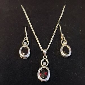 Signed Lucas Lameth Sterling Jewelry Set
